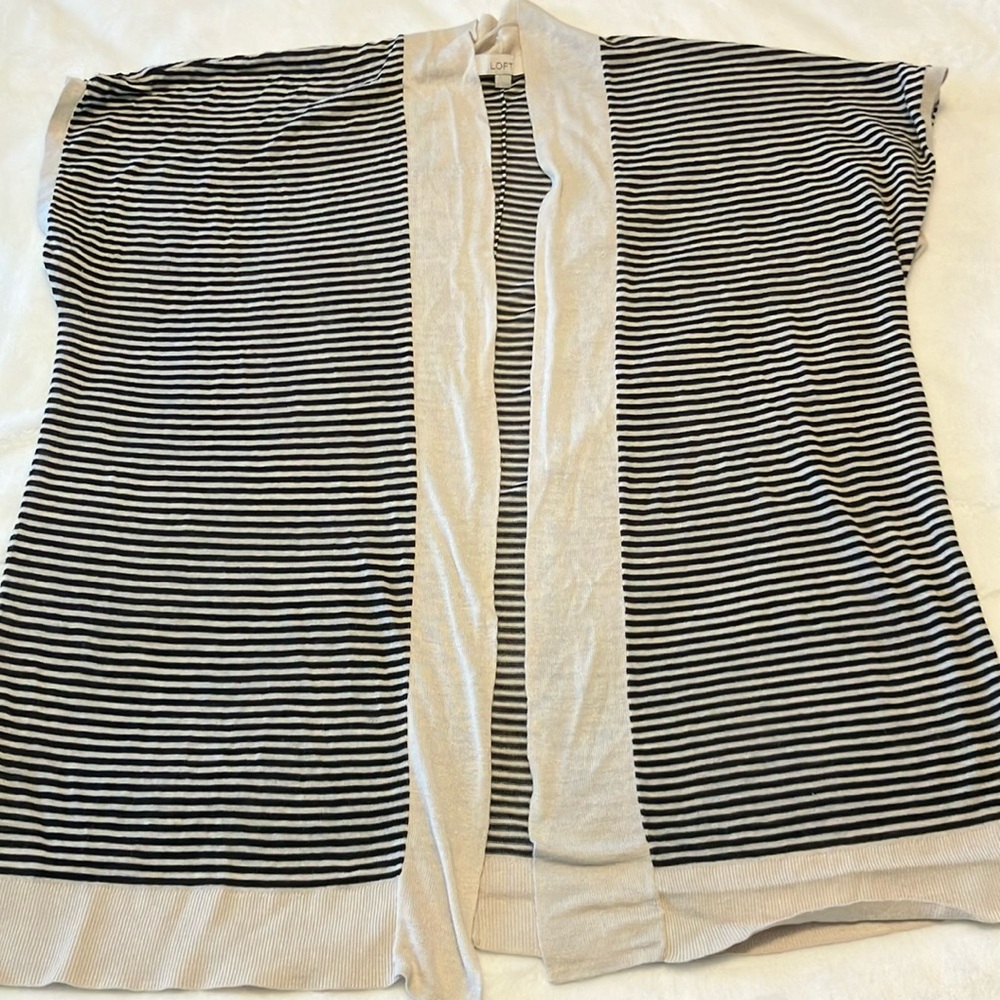 LOFT LIGHTWEIGHT OPEN FRONT CARDIGAN